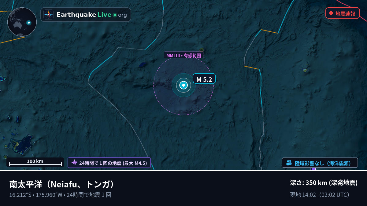 南太平洋 (トンガ)