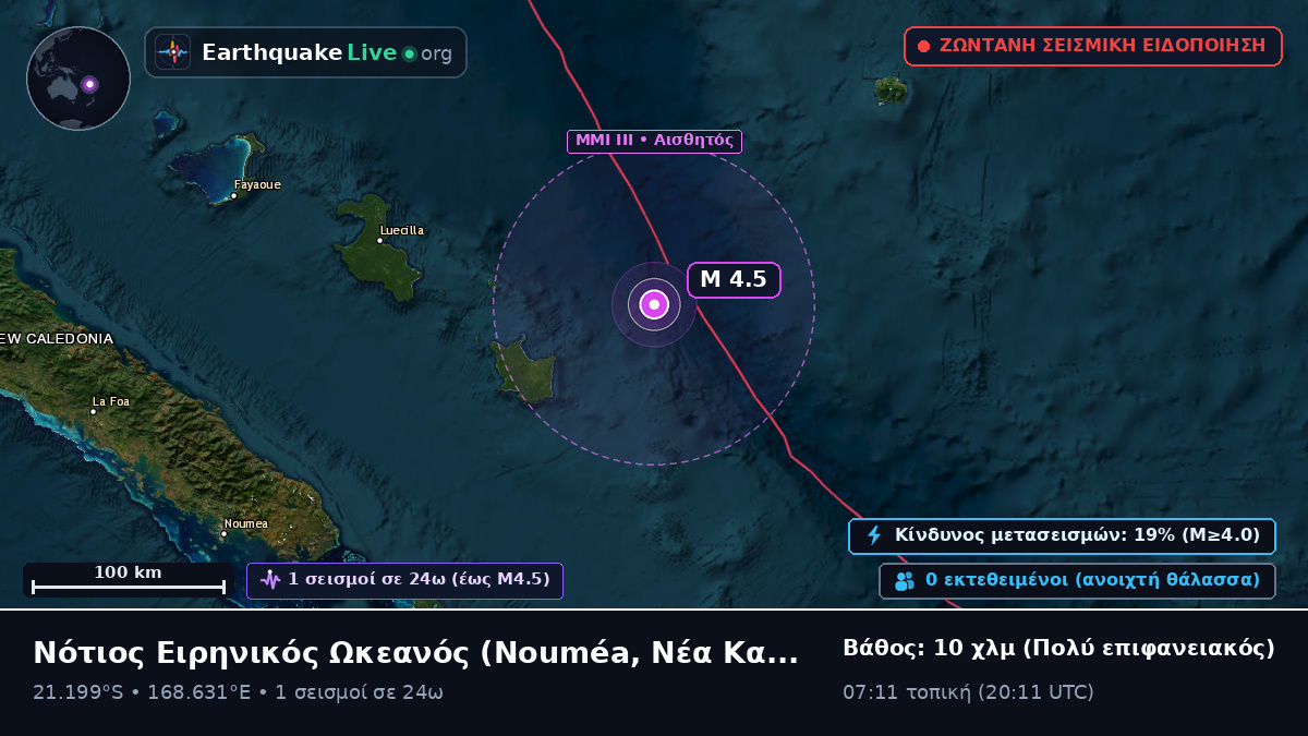 Νότιος Ειρηνικός Ωκεανός (Νέα Καληδονία)