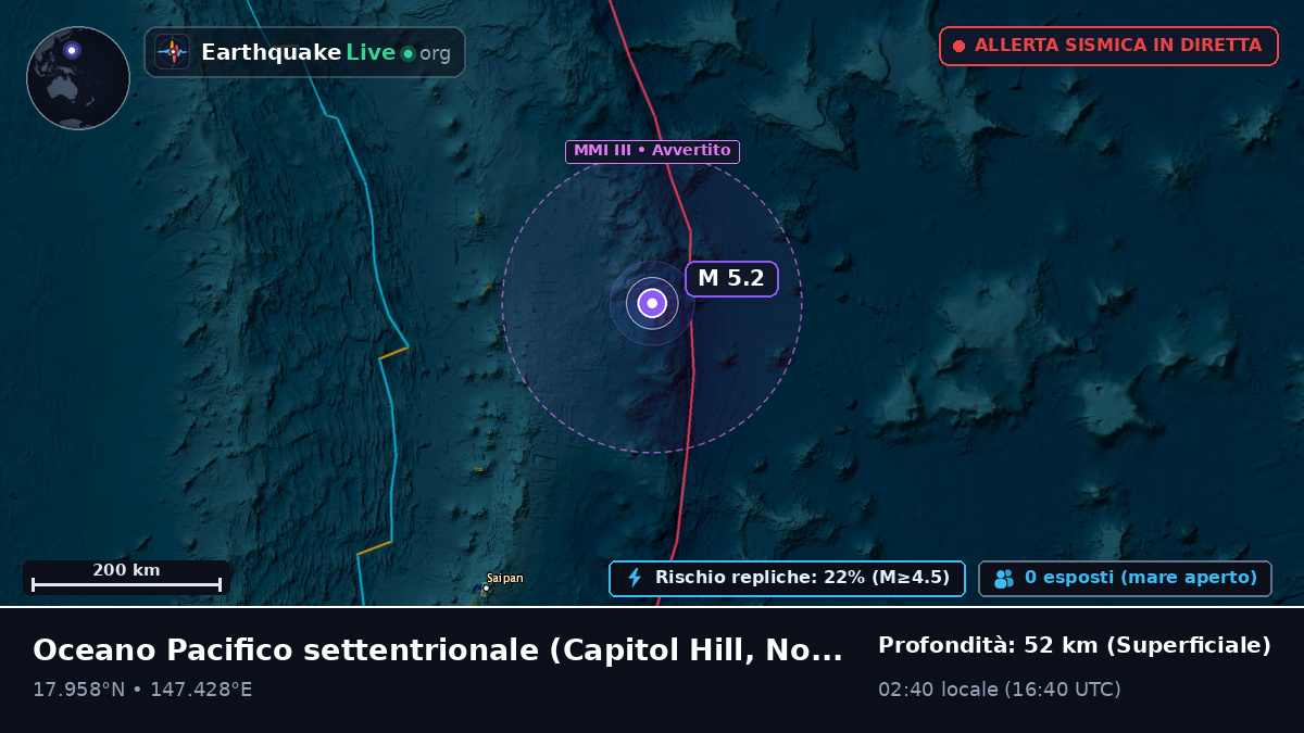Oceano Pacifico settentrionale (Northern Mariana Islands)