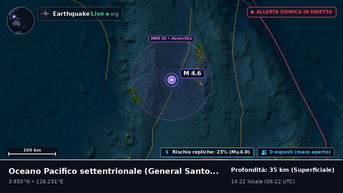 Oceano Pacifico settentrionale (Filippine)