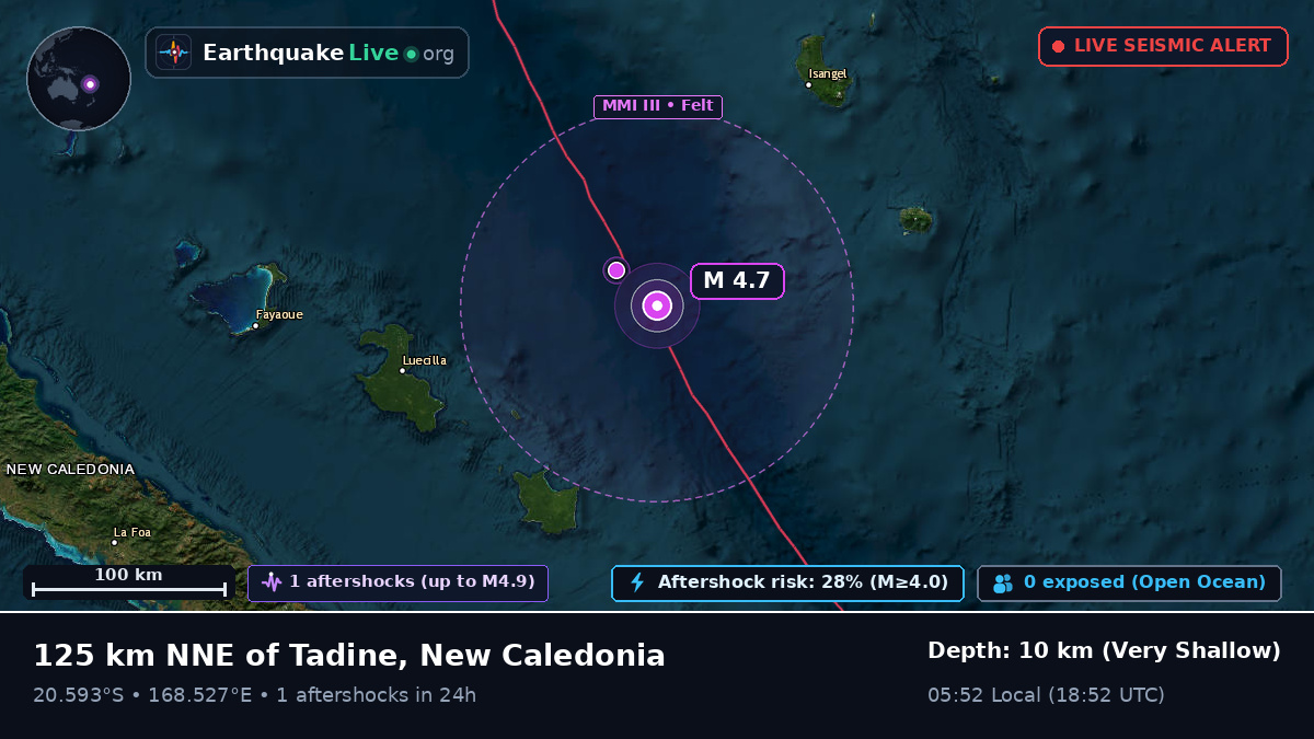 South Pacific Ocean (New Caledonia)
