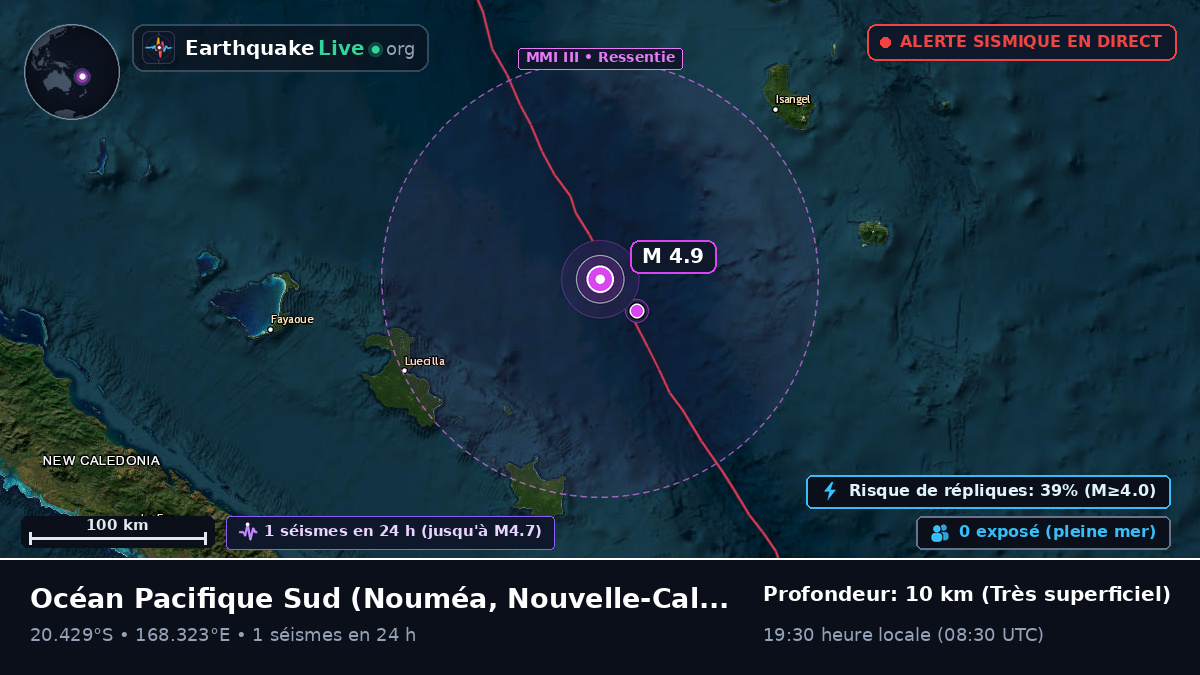Océan Pacifique Sud (Nouvelle-Calédonie)