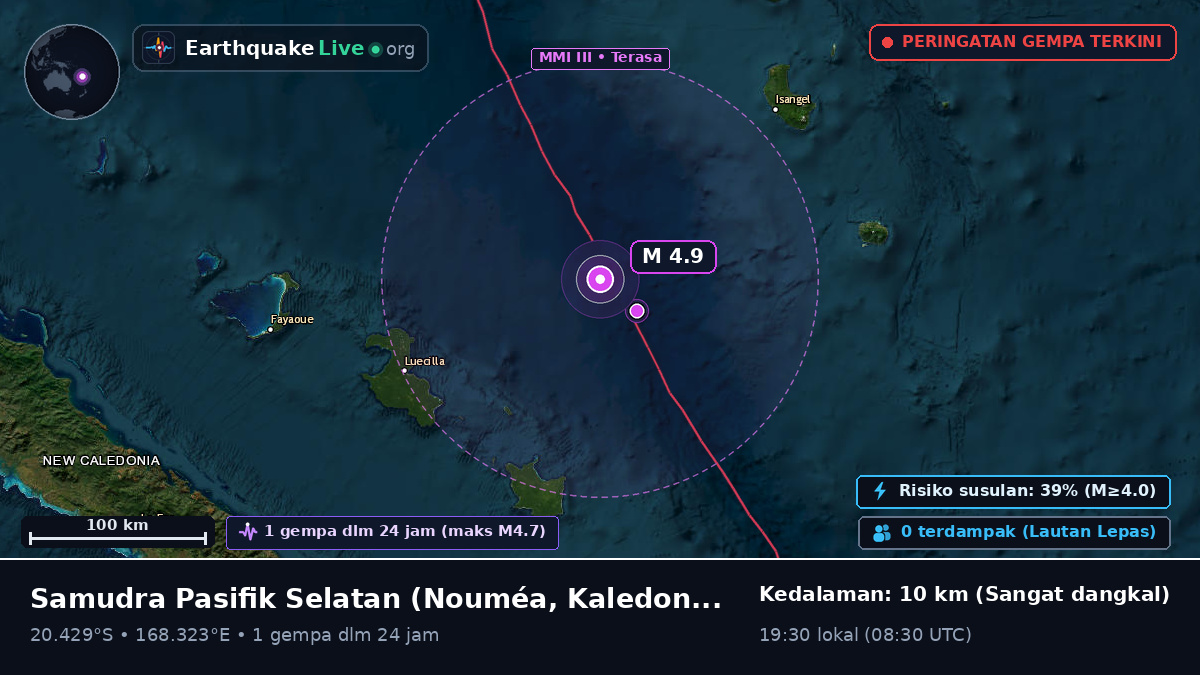 Samudra Pasifik Selatan (Kaledonia Baru)