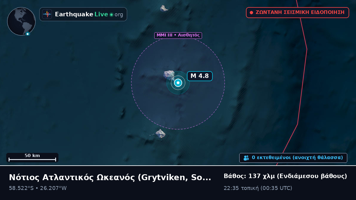 Νότιος Ατλαντικός Ωκεανός (South Georgia and the Islands)