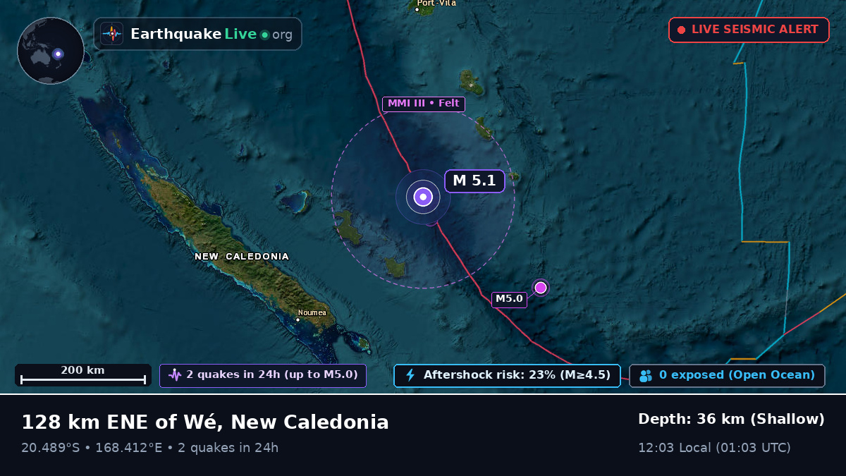 South Pacific Ocean (New Caledonia)