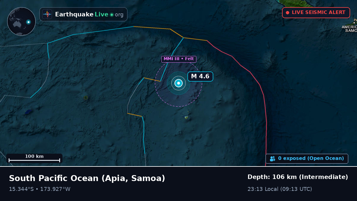 South Pacific Ocean (Samoa)