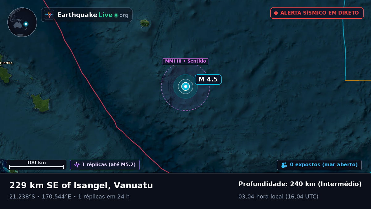 Oceano Pacífico Sul (Nova Caledónia)