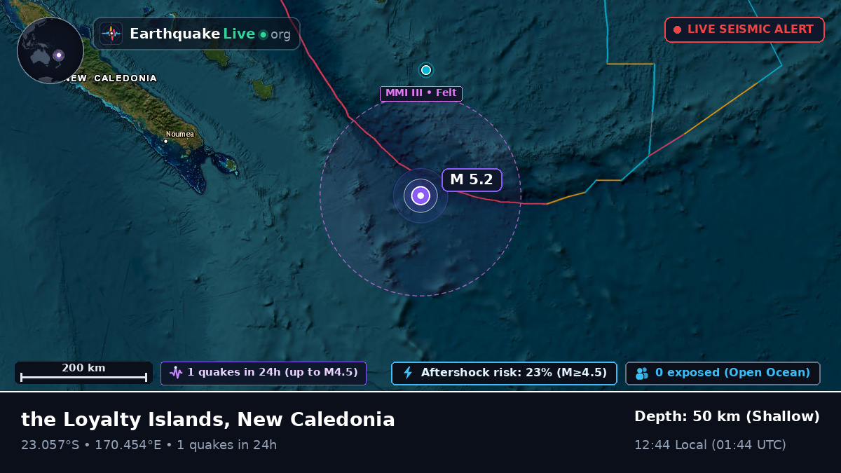 South Pacific Ocean (New Caledonia)