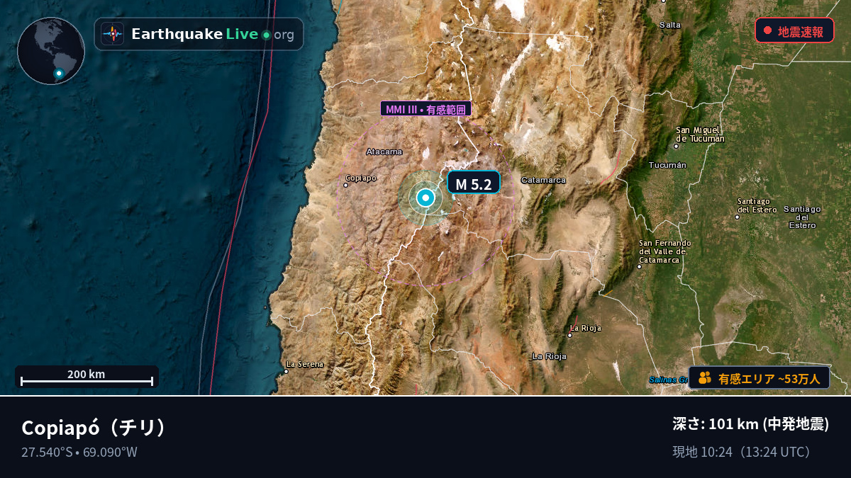 Atacama, チリ