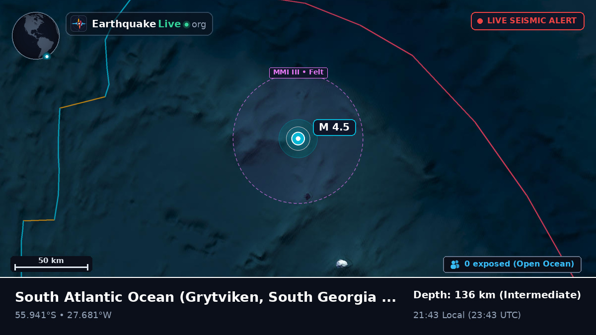South Atlantic Ocean (South Georgia and the Islands)