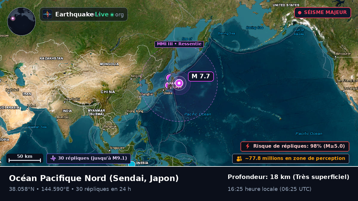 Océan Pacifique Nord (Japon)