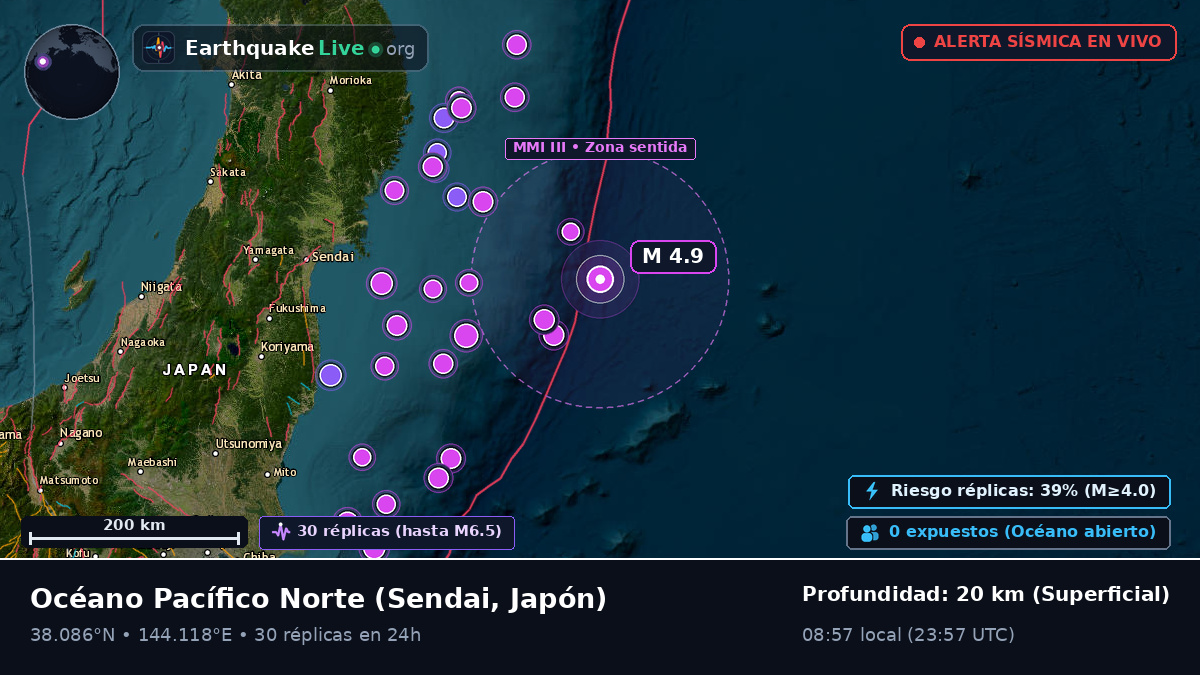 Océano Pacífico Norte (Japón)