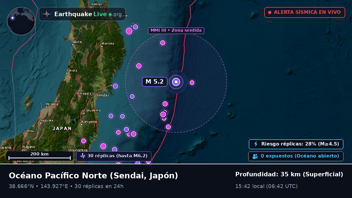 Océano Pacífico Norte (Japón)