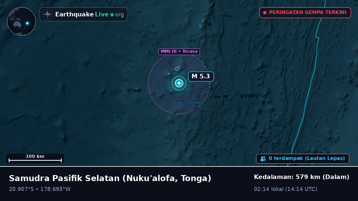 Samudra Pasifik Selatan (Tonga)