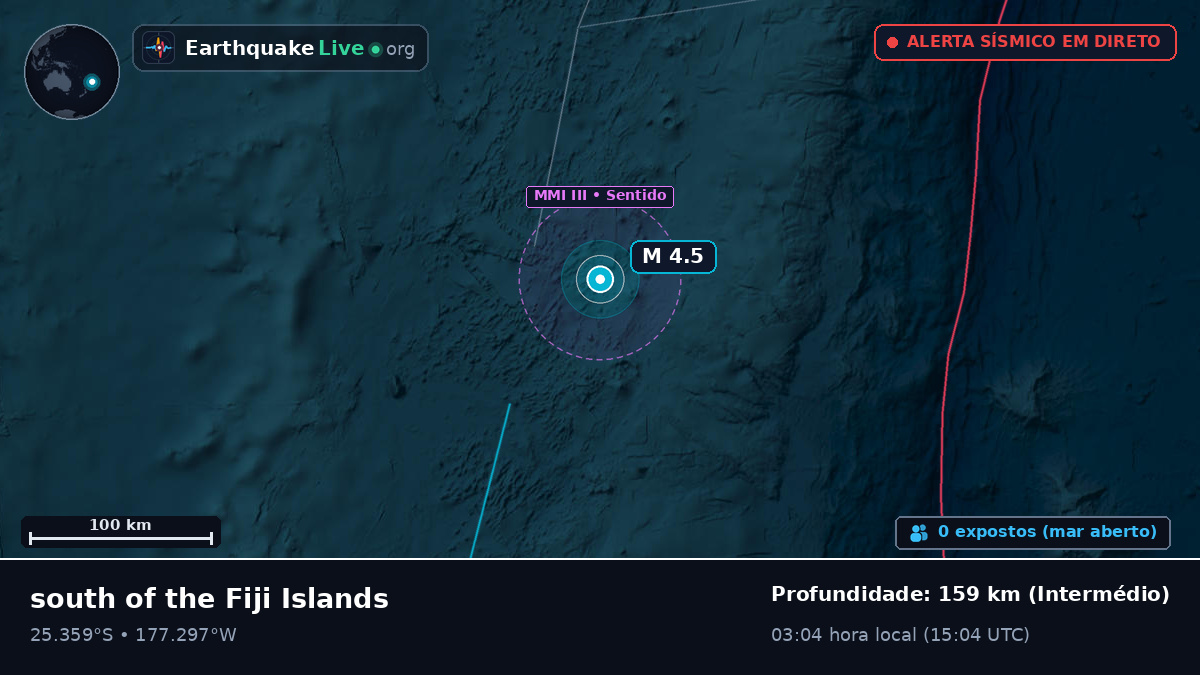 Oceano Pacífico Sul (Kermadec Islands)