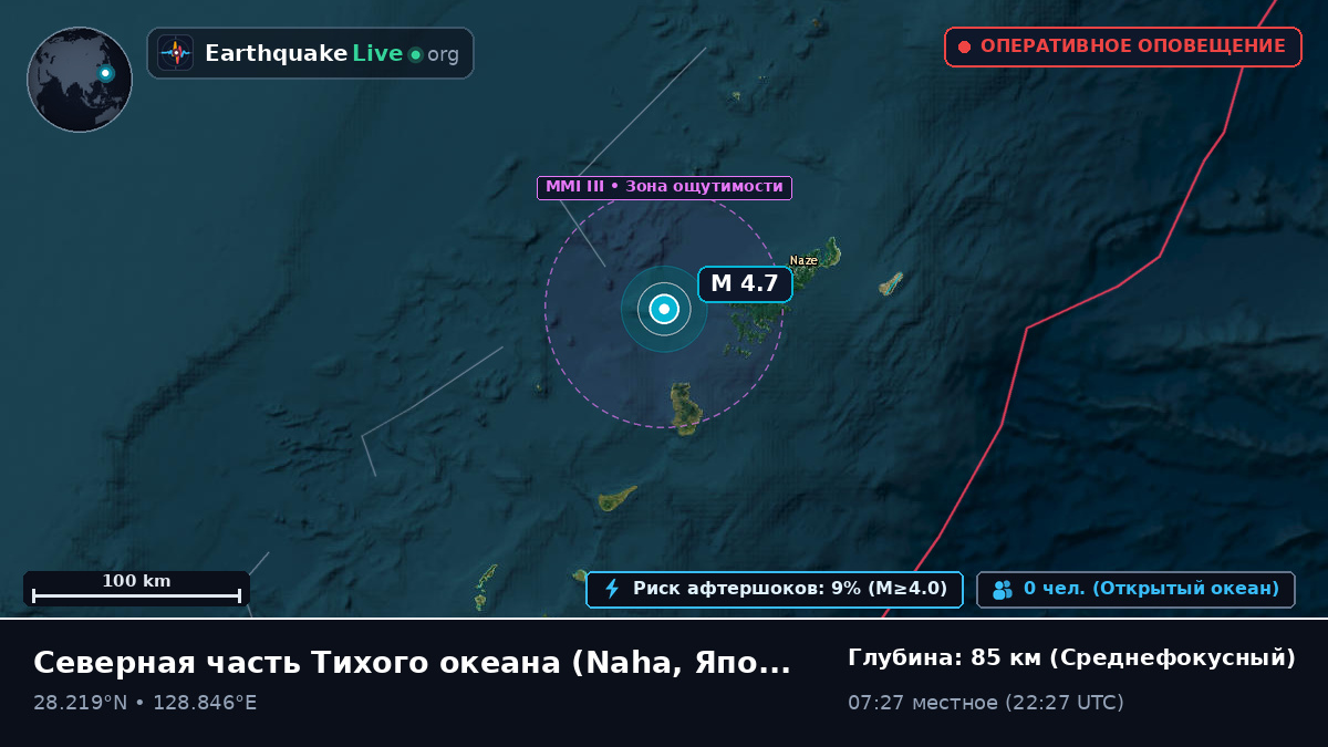 Северная часть Тихого океана (Япония)