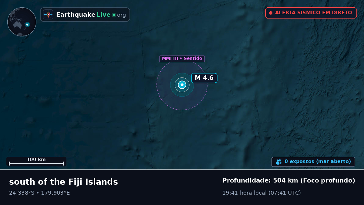 Oceano Pacífico Sul (Kermadec Islands)
