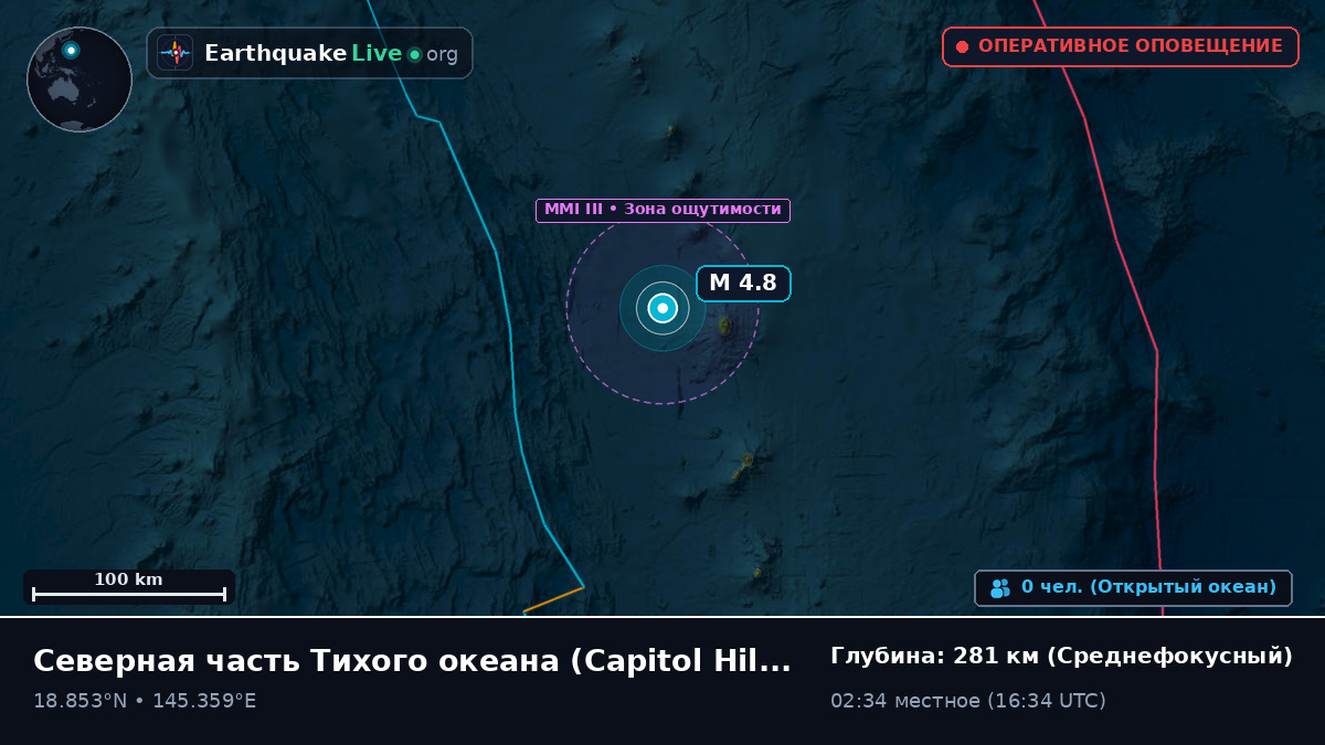 Северная часть Тихого океана (Northern Mariana Islands)