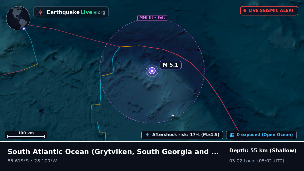 South Atlantic Ocean (South Georgia and the Islands)