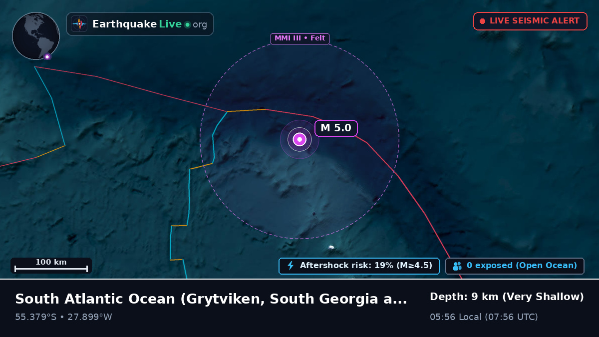 South Atlantic Ocean (South Georgia and the Islands)