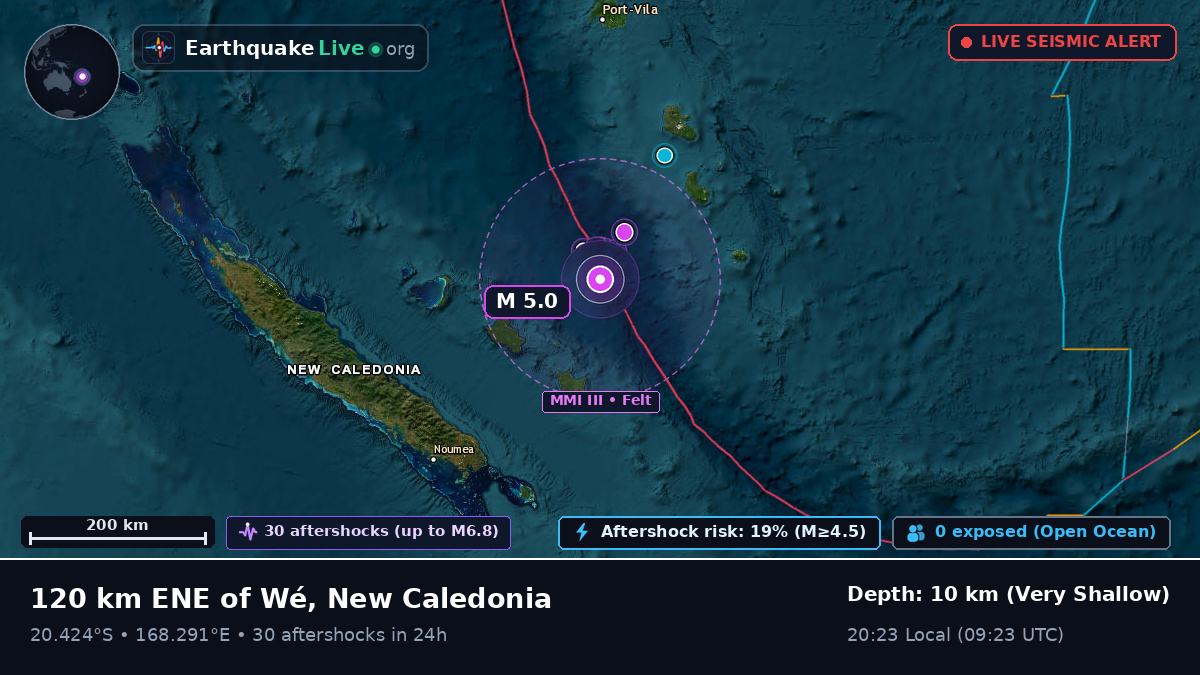South Pacific Ocean (New Caledonia)