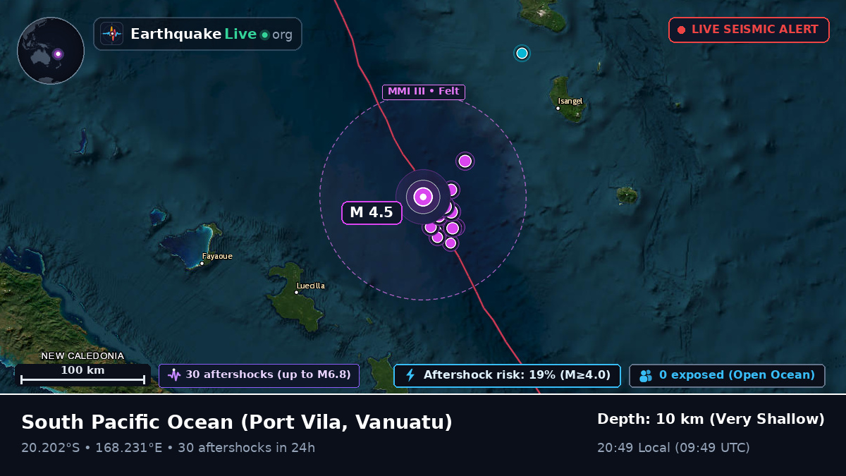 South Pacific Ocean (Vanuatu)
