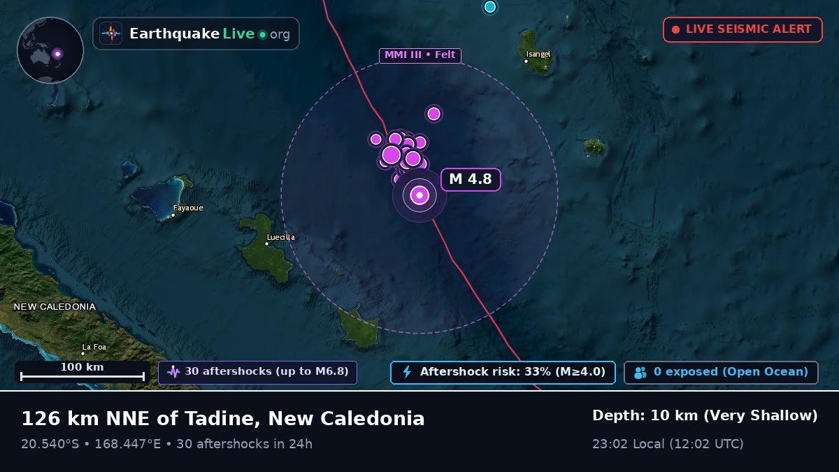South Pacific Ocean (New Caledonia)