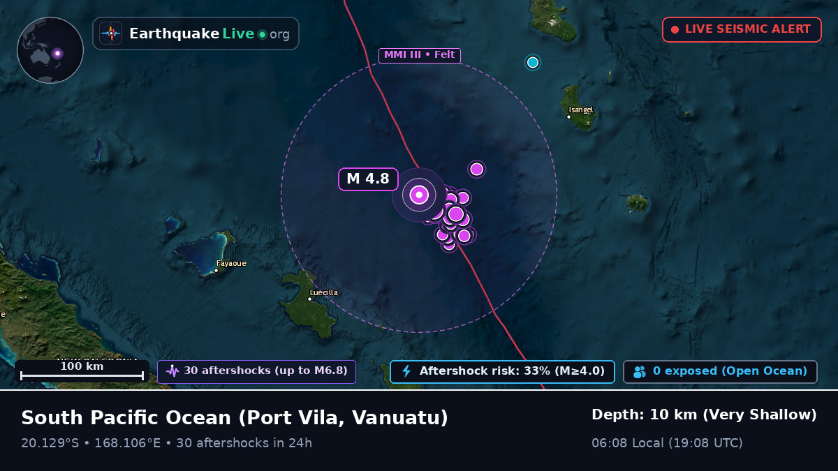 South Pacific Ocean (Vanuatu)
