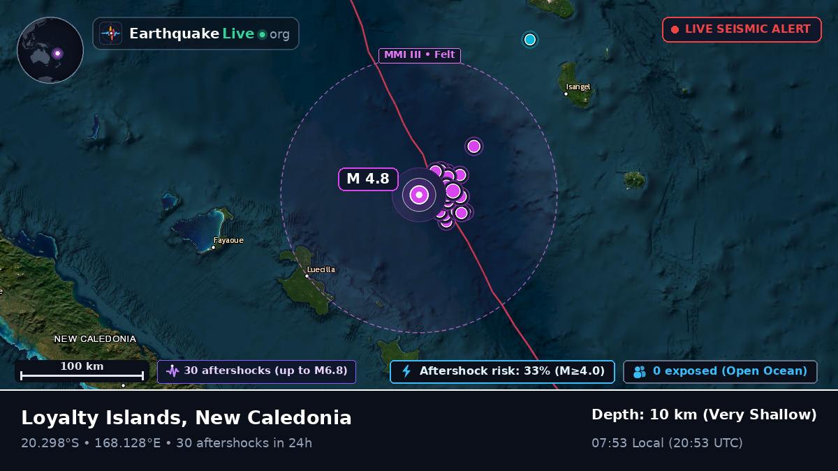 South Pacific Ocean (New Caledonia)