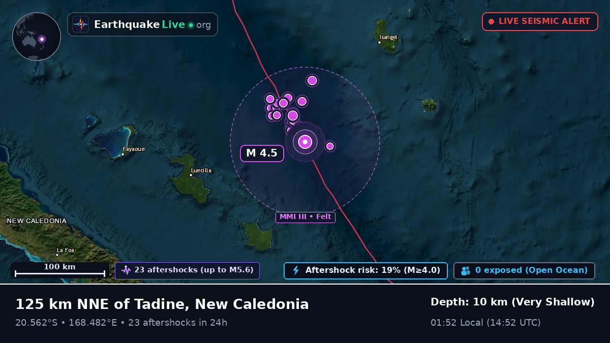 South Pacific Ocean (New Caledonia)