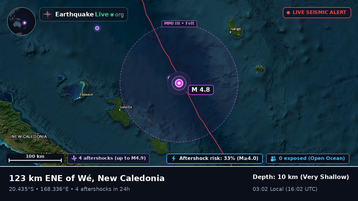 South Pacific Ocean (New Caledonia)