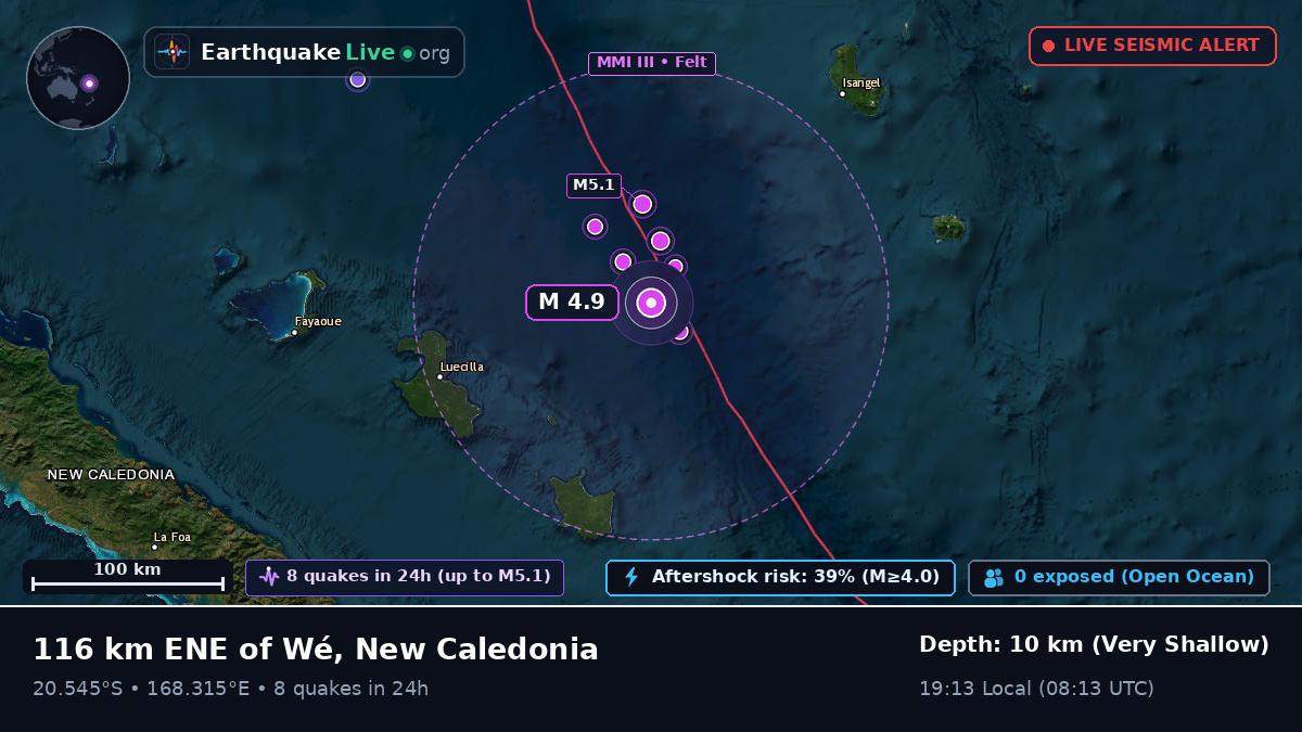 South Pacific Ocean (New Caledonia)