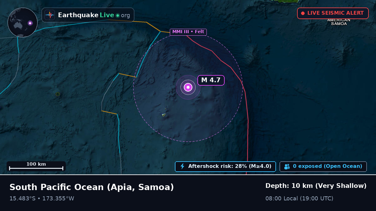 South Pacific Ocean (Samoa)