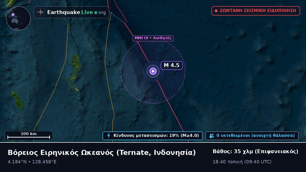 Βόρειος Ειρηνικός Ωκεανός (Ινδονησία)
