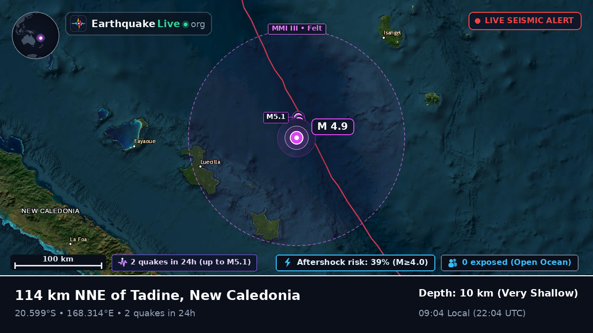 South Pacific Ocean (New Caledonia)