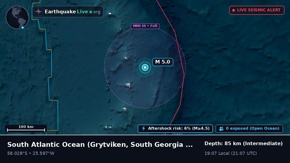 South Atlantic Ocean (South Georgia and the Islands)