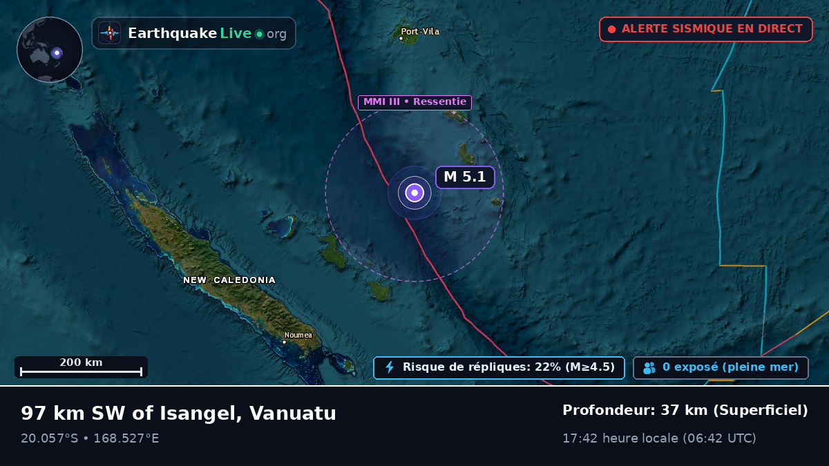 Océan Pacifique Sud (Vanuatu)