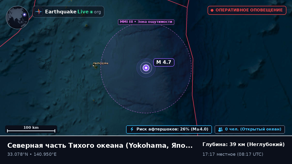 Северная часть Тихого океана (Япония)
