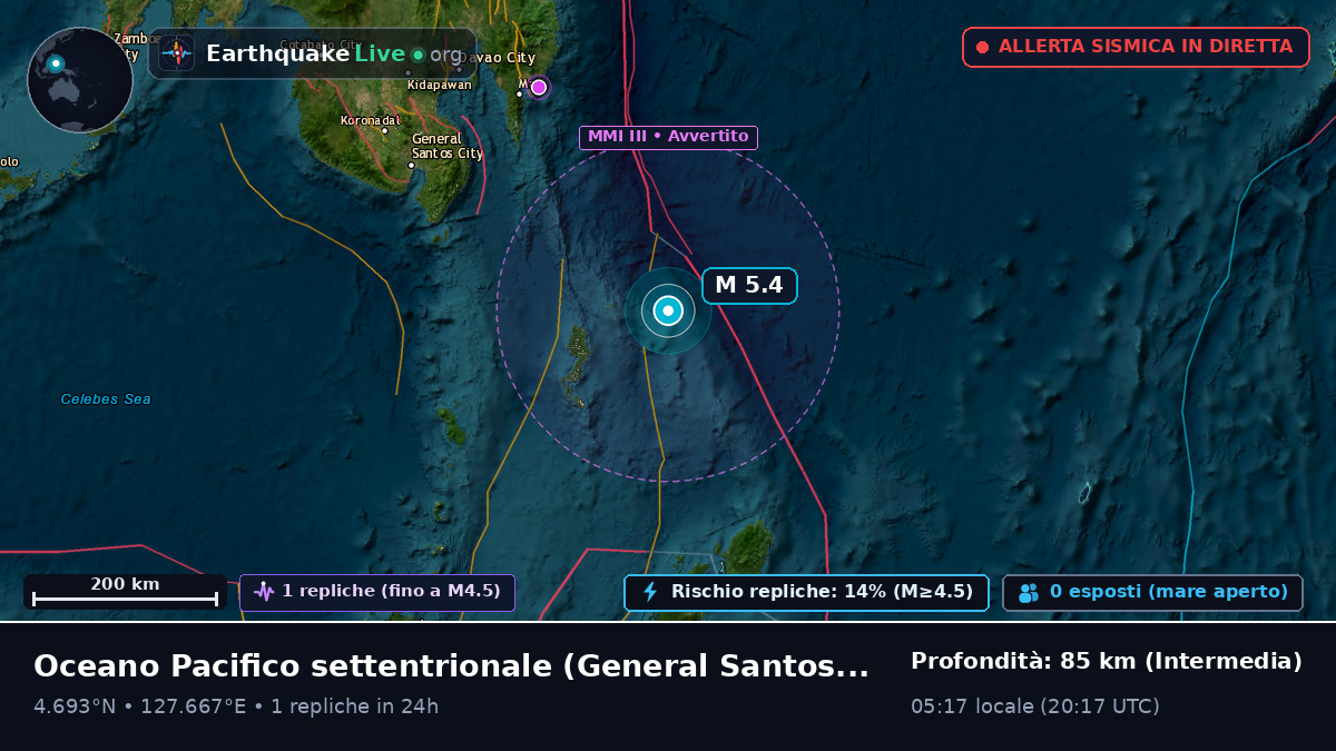 Oceano Pacifico settentrionale (Filippine)