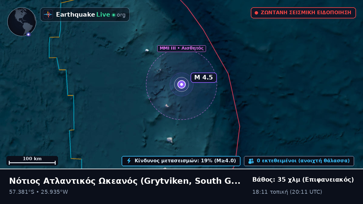 Νότιος Ατλαντικός Ωκεανός (South Georgia and the Islands)