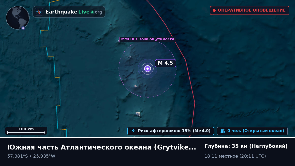 Южная часть Атлантического океана (South Georgia and the Islands)