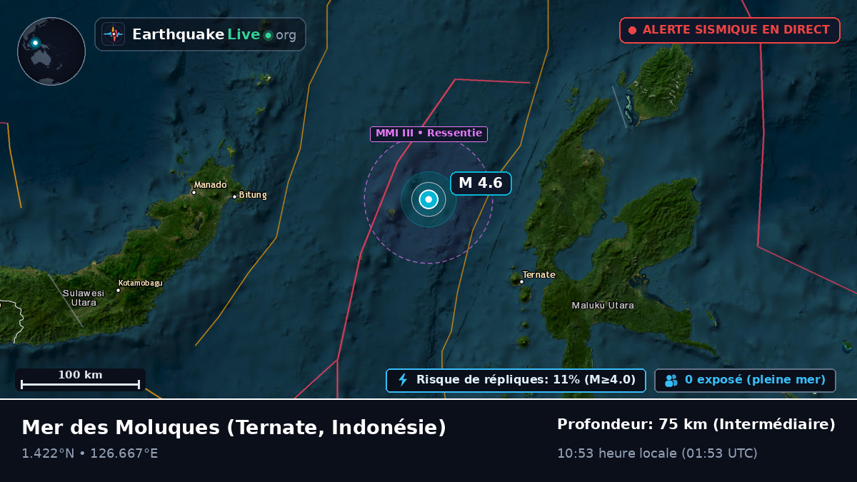 Mer des Moluques (Indonésie)