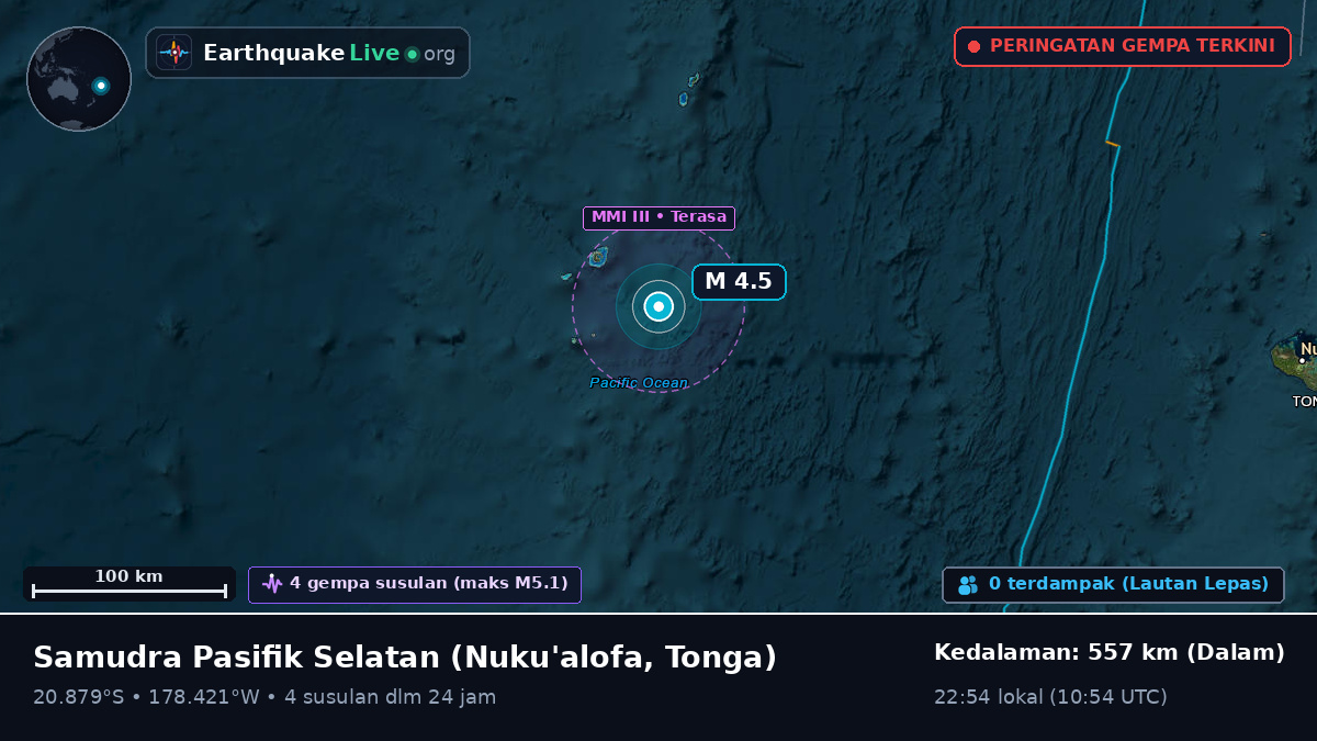 Samudra Pasifik Selatan (Tonga)