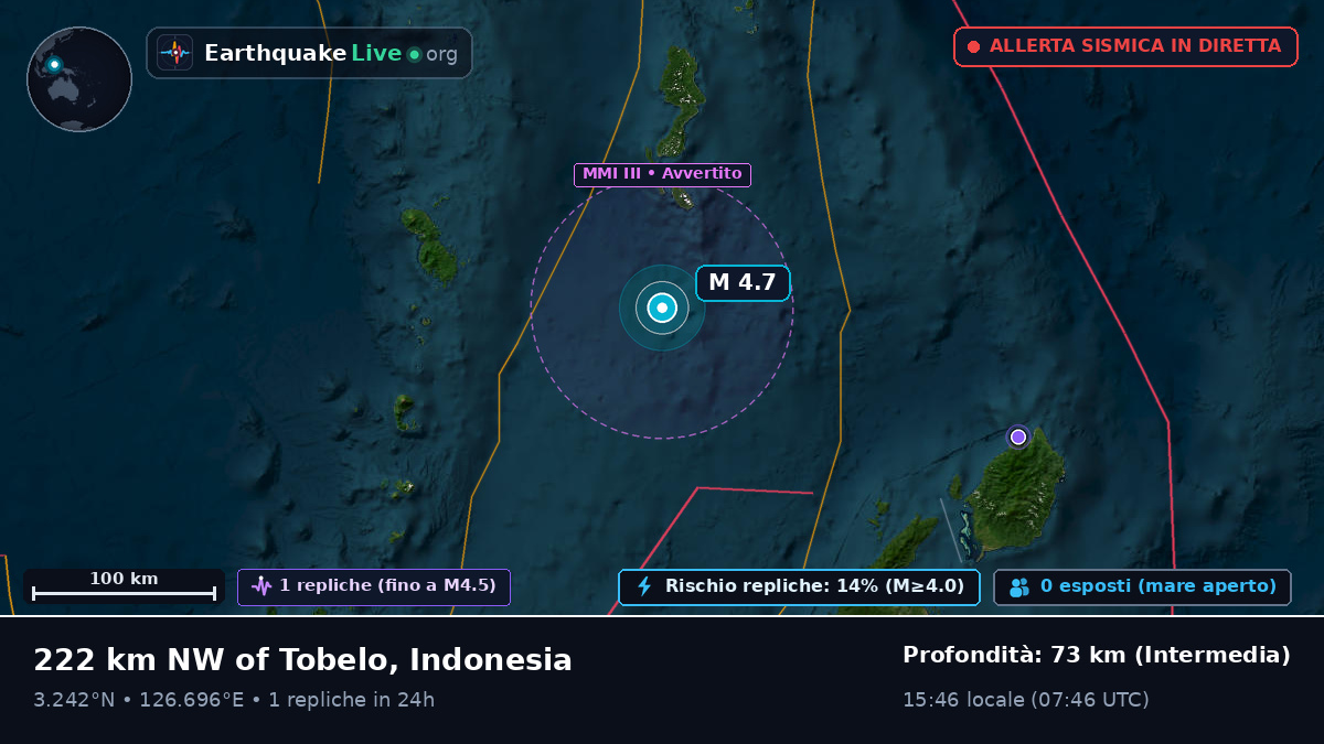 Oceano Pacifico settentrionale (Indonesia)