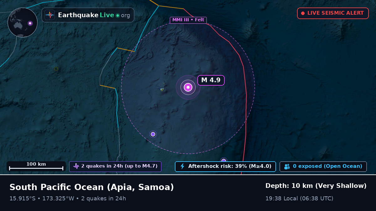 South Pacific Ocean (Samoa)