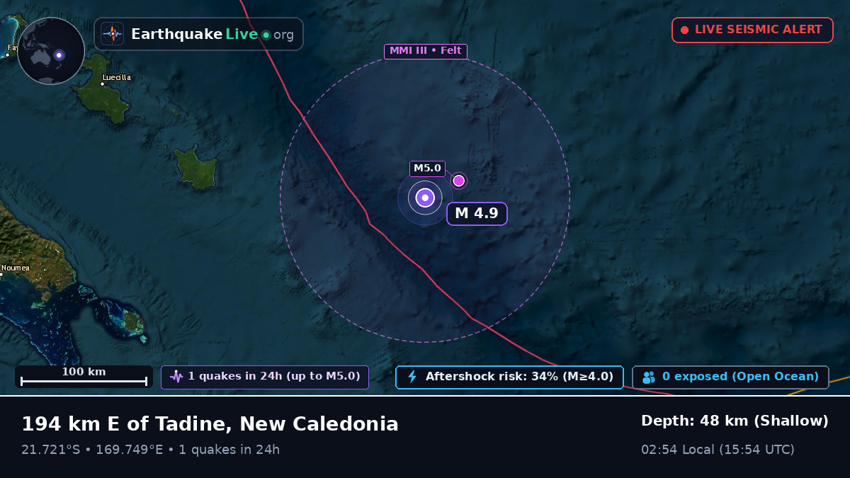 South Pacific Ocean (New Caledonia)