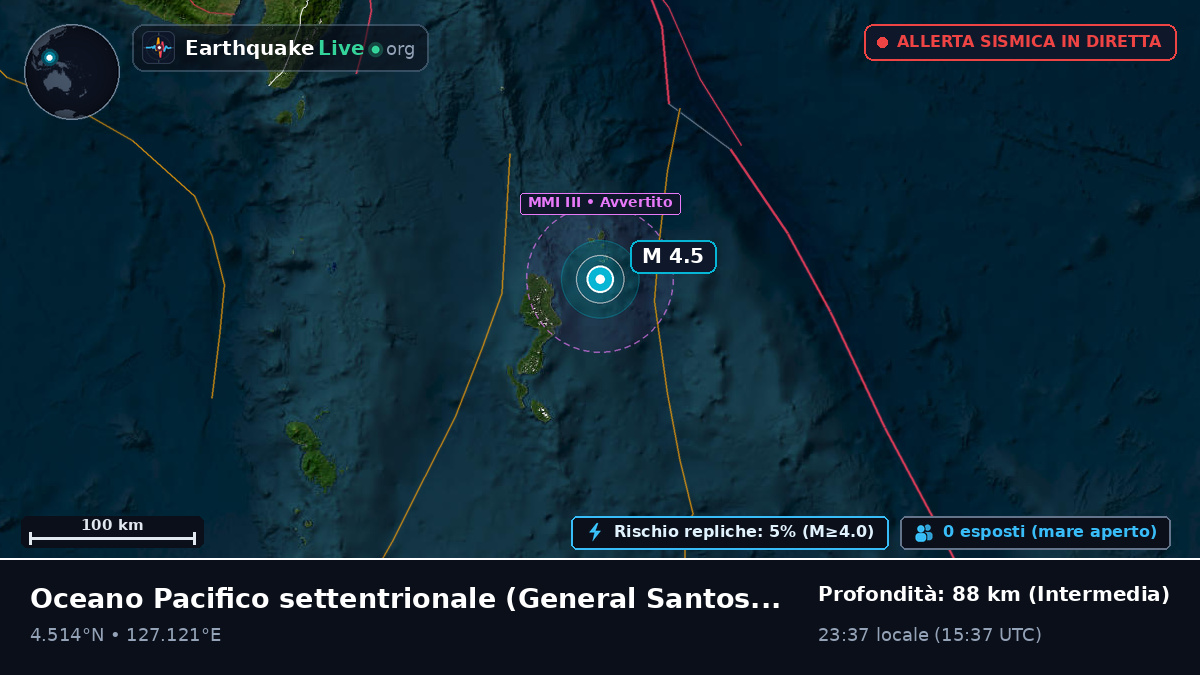 Oceano Pacifico settentrionale (Filippine)