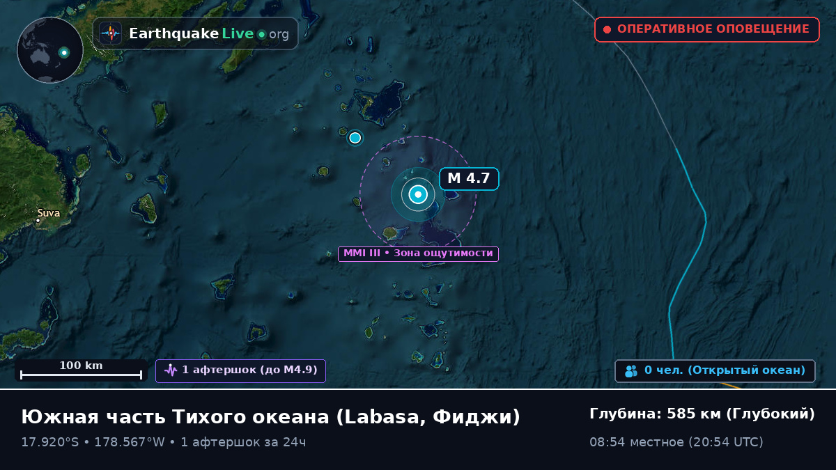 Южная часть Тихого океана (Фиджи)