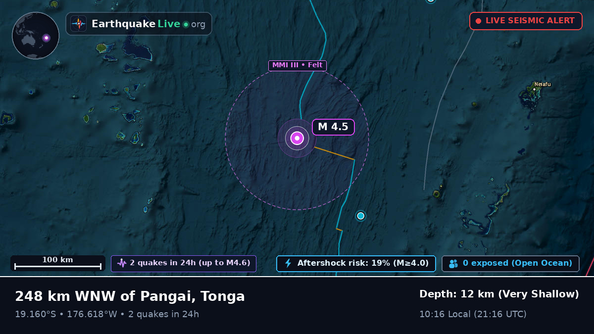 South Pacific Ocean (Tonga)