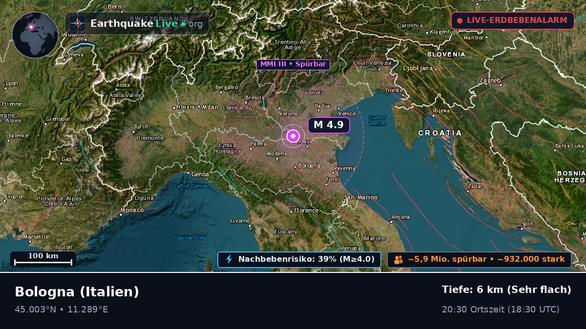 Emilia-Romagna, Italien